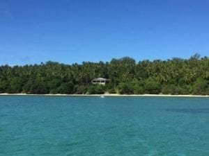 View of Annie's completed house