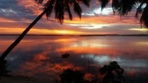 East side deck overlooking Pacific Ocean