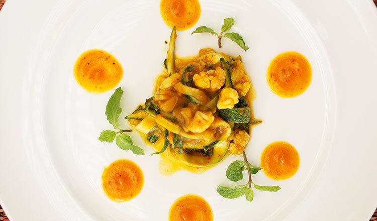 Zucchini, spaghetti, Kamalaya, recipe